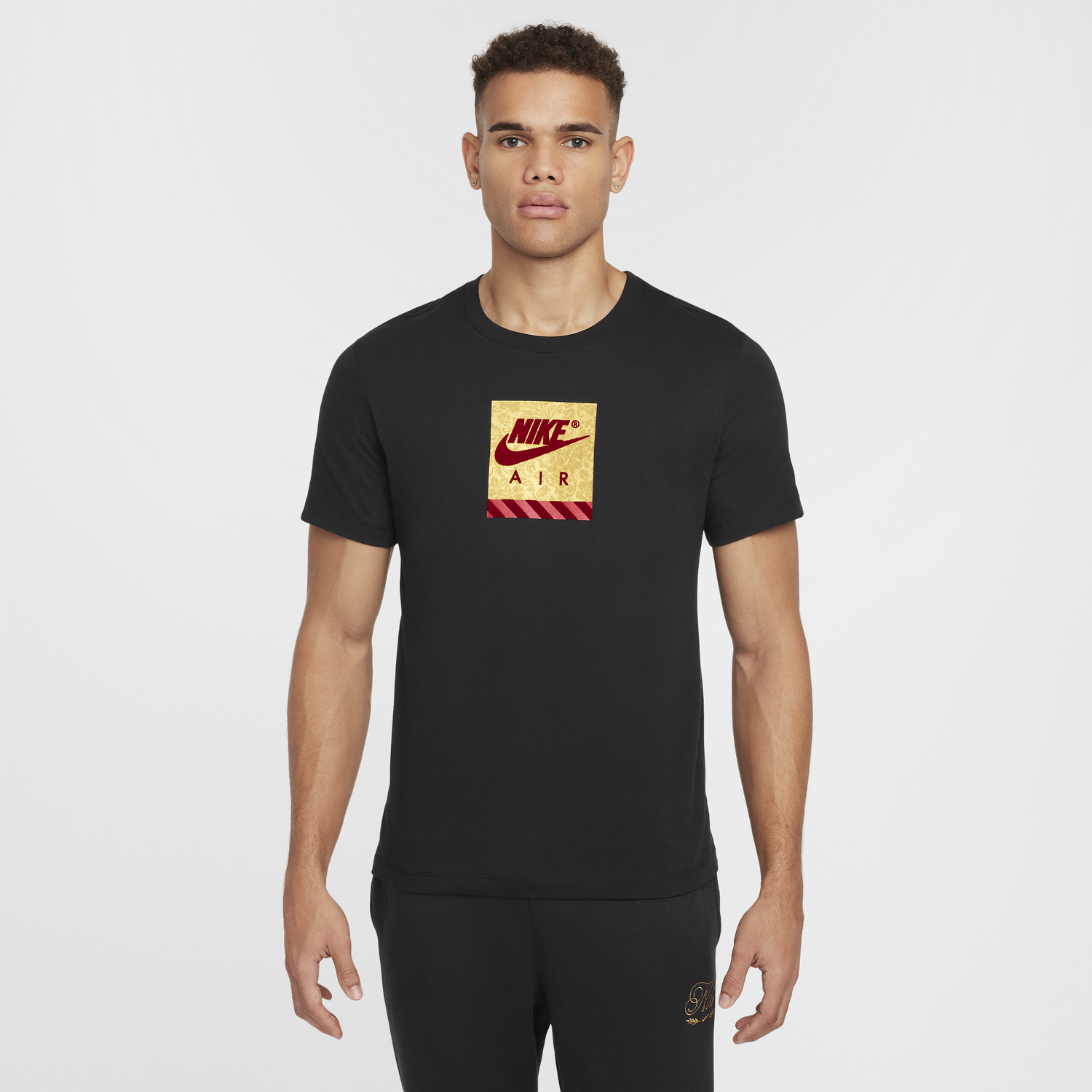 Тениска Nike Black T-Shirt with Graphic Print Черно | FZ7962-010, 0