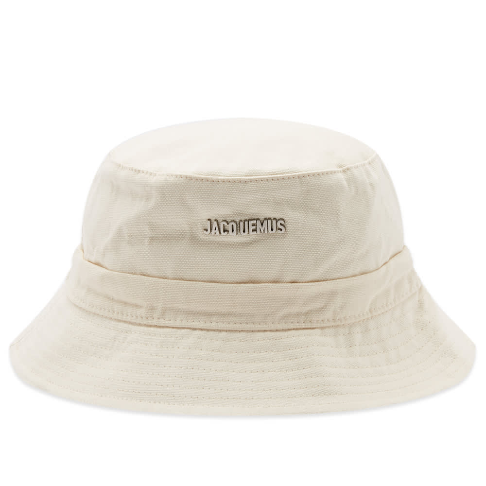 Шапка Jacquemus Le Bob Gadjo Bucket Hat Бяло | 22H223AC001-5001-110, 0
