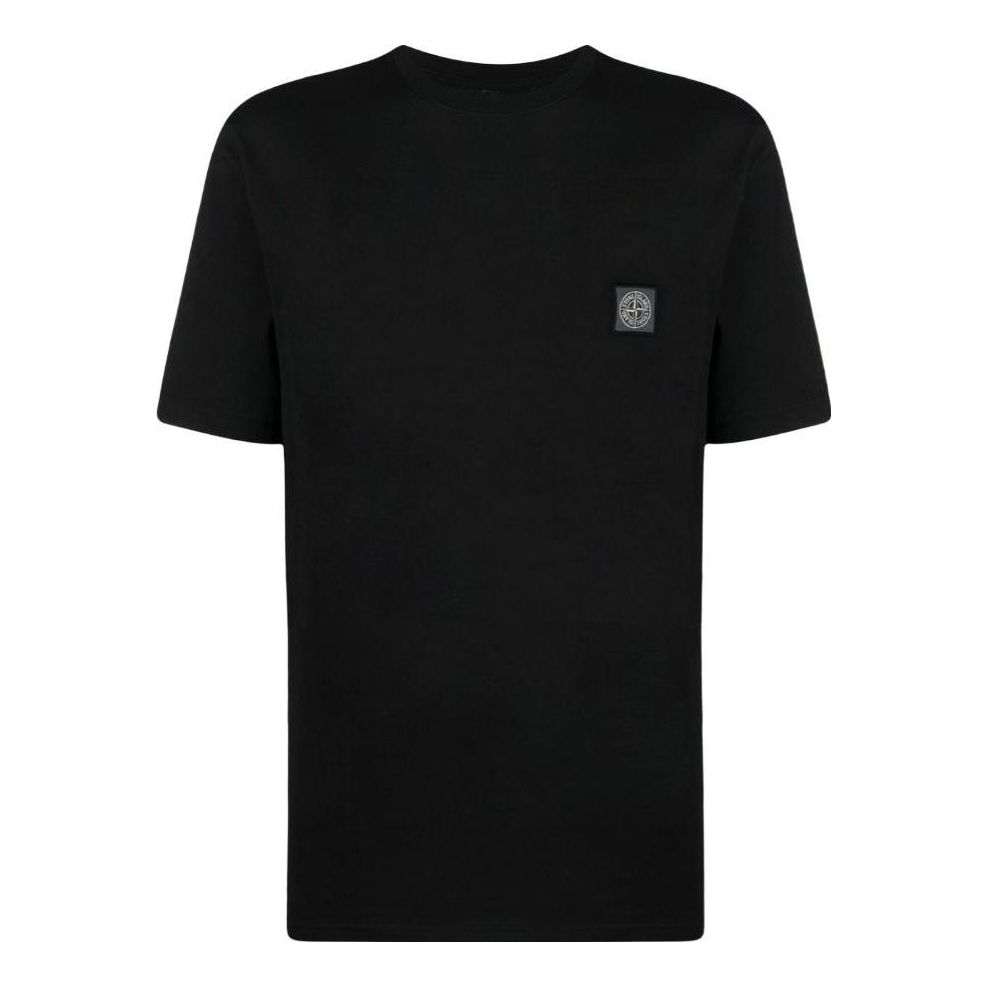 Тениска Stone Island Logo Patch T-Shirt Черно | 101523757-A0029, 0
