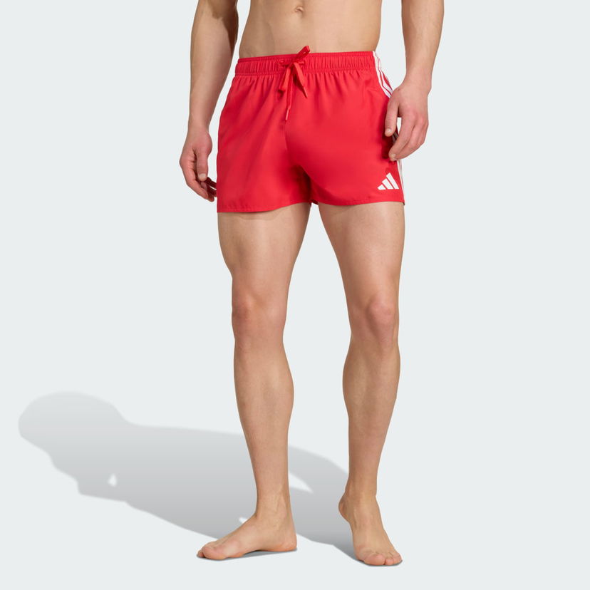 Бански adidas Performance 3-Stripes Swim Shorts Червено | JX5023