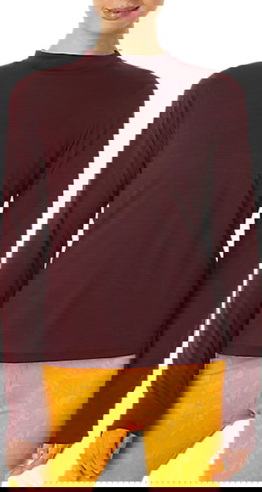 Тениска Asics Runkoyo Mock Neck Top Бургунди | 2012c389-500, 0