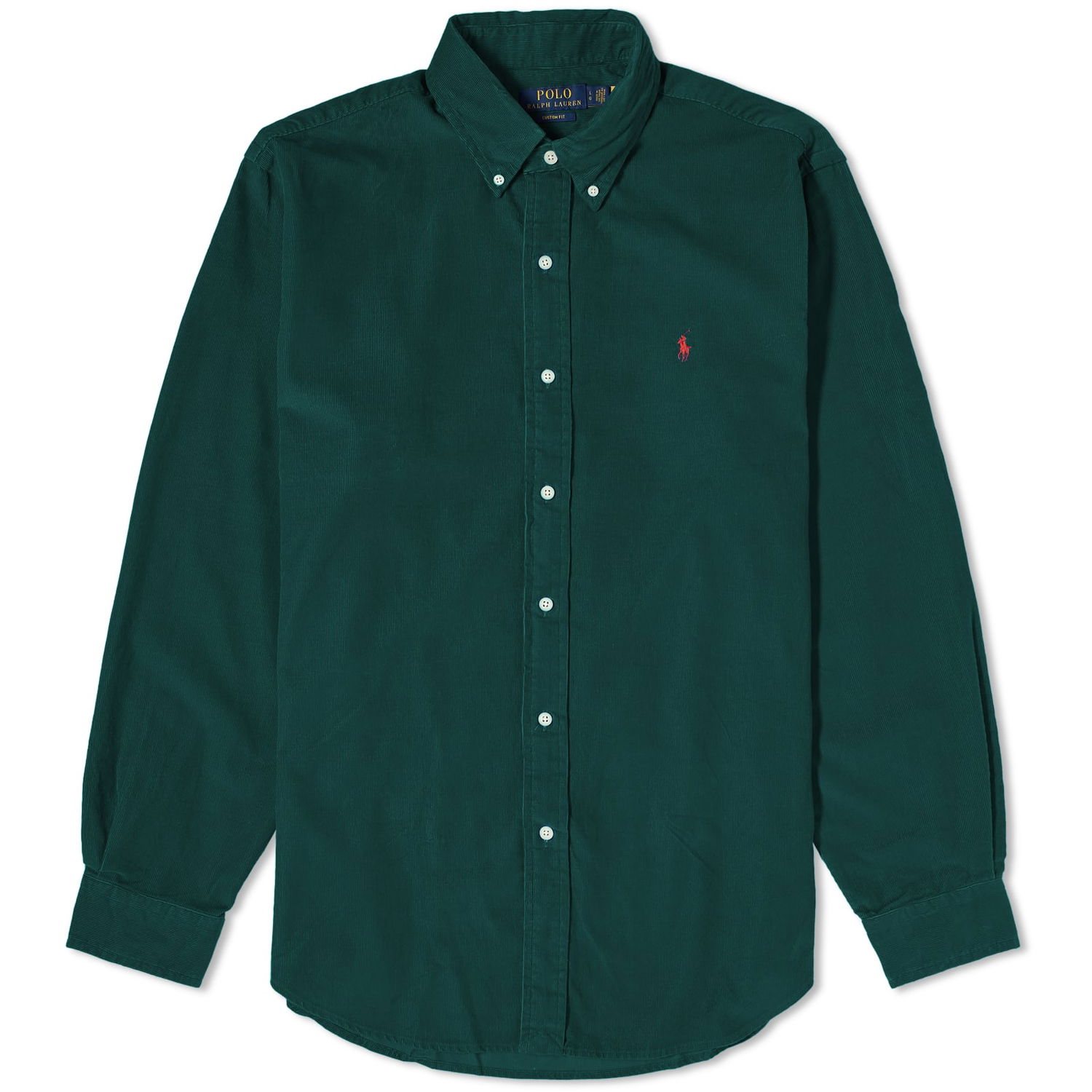 Риза Polo by Ralph Lauren Corduroy Button Down Shirt Зелено | 710853123016, 0