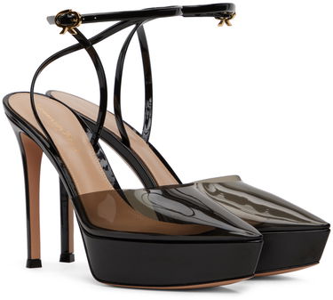 Кецове и обувки Gianvito Rossi Gianvito Rossi Betty Platform Heeled Sandals Черно | G95376.85RIC.PXV, 3