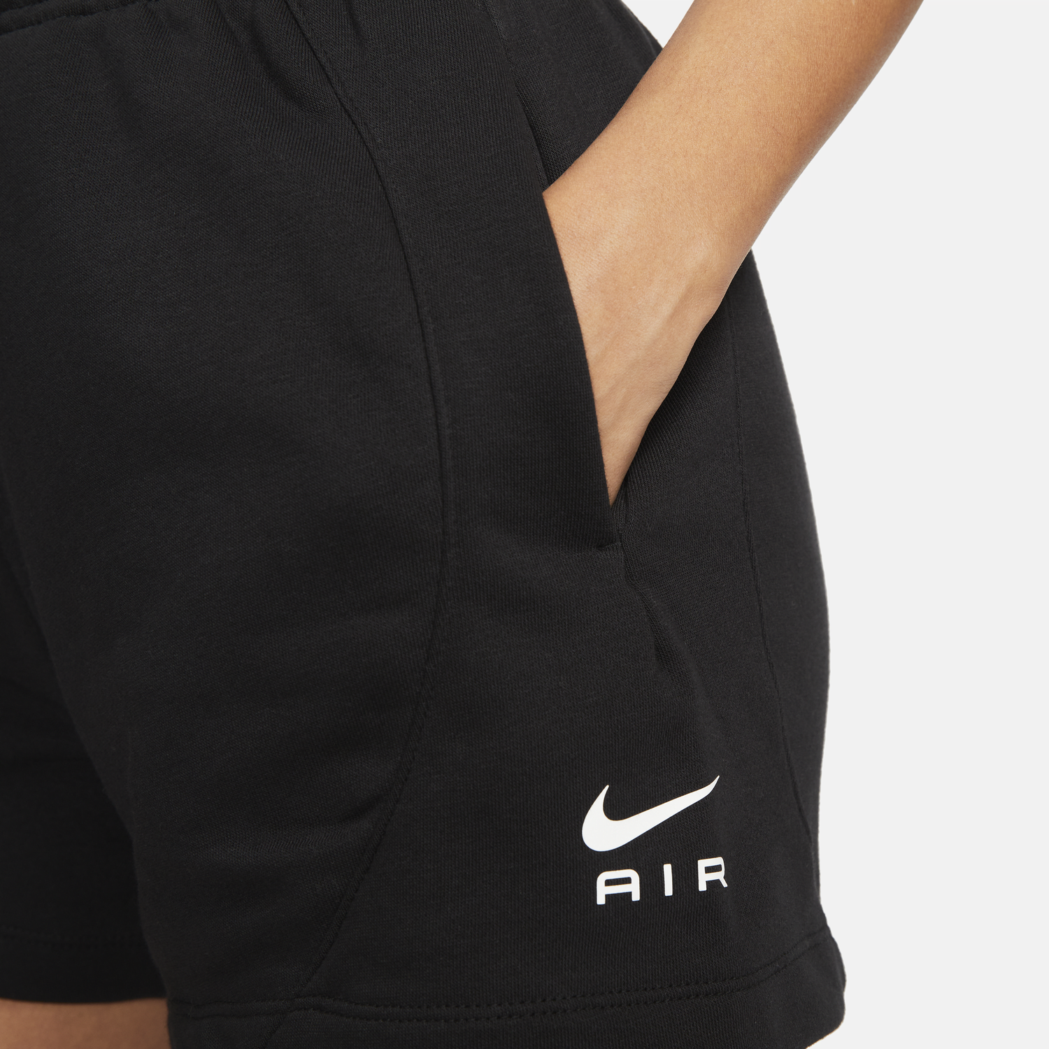 Къси панталони Nike Air Mid-Rise Fleece Shorts Черно | DV8052-010, 1