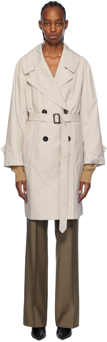 Тренчкот Max Mara Max Mara Vtrench Double-Breasted Trench Coat Бежово | 2419021024600, 0