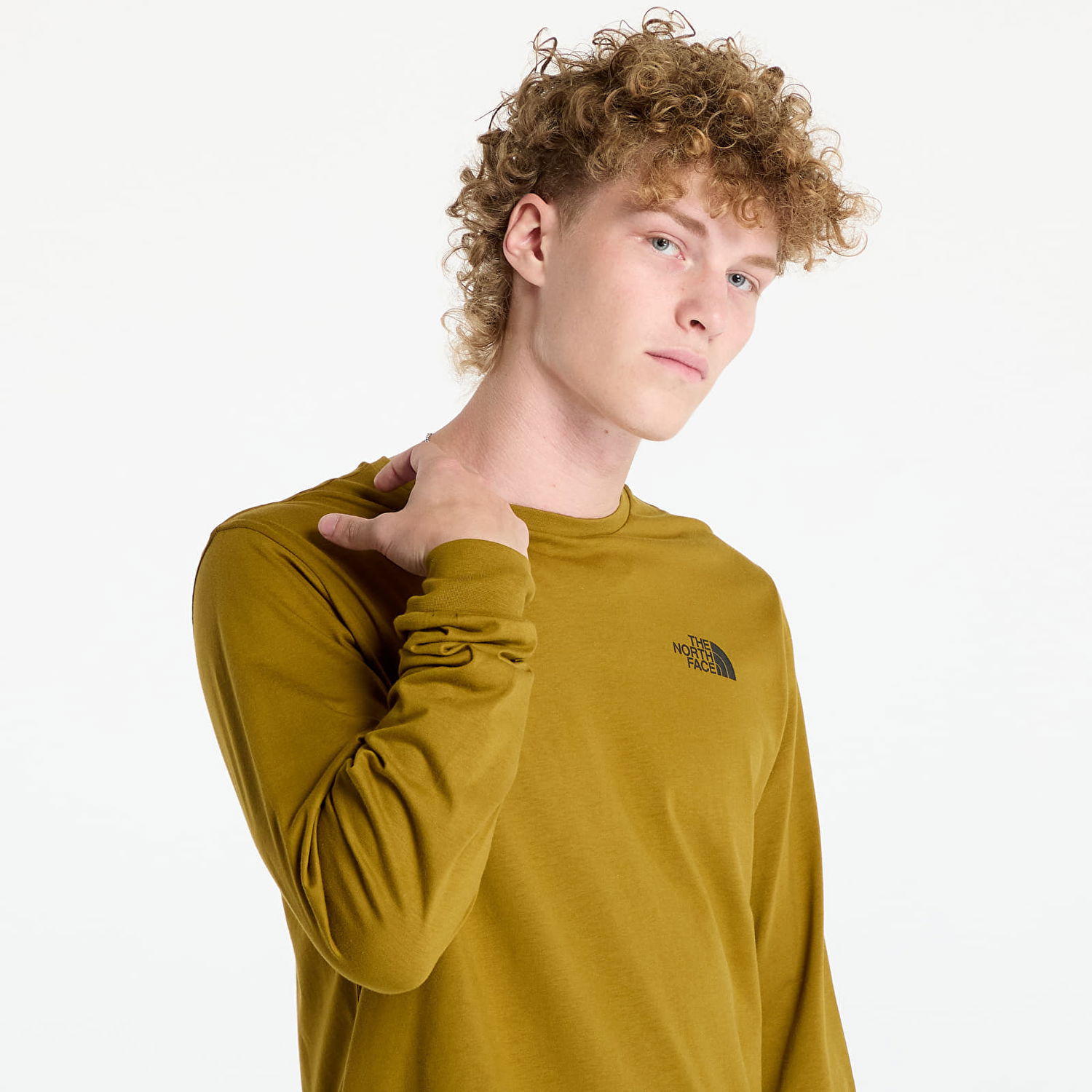 Тениска The North Face L/S Box Nse Tee Moss Green Зелено | NF0A87NN1OB1, 1