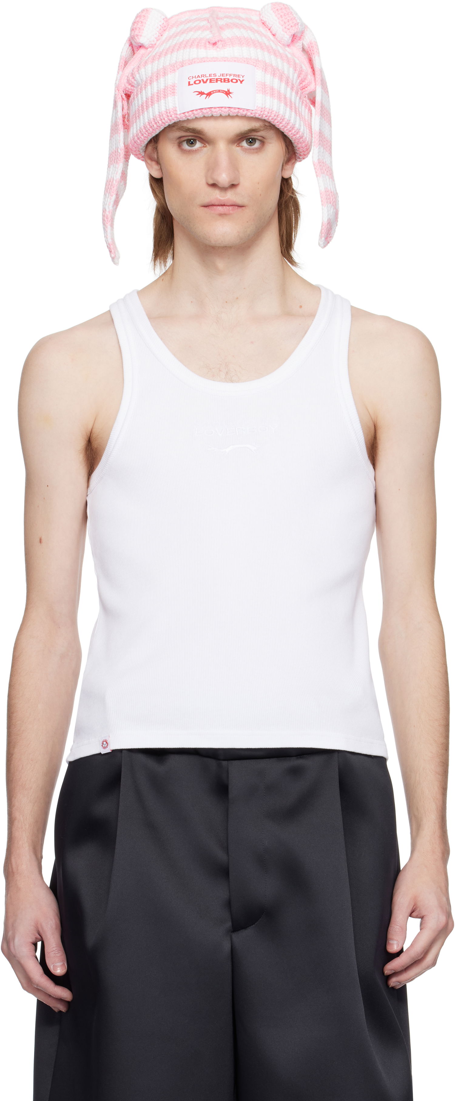 Шапка Charles Jeffrey Loverboy Charles Jeffrey LOVERBOY Logo Tank Top Розово | 54080402, 0