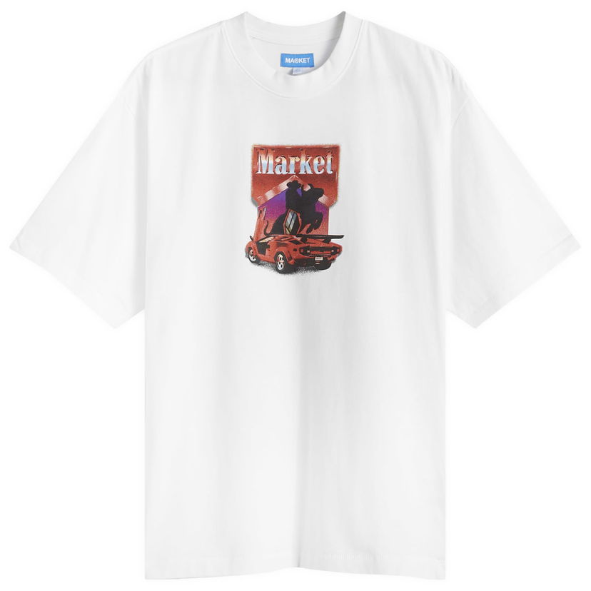 Тениска MARKET Bullrider Graphic Бяло | 399001939-WHT