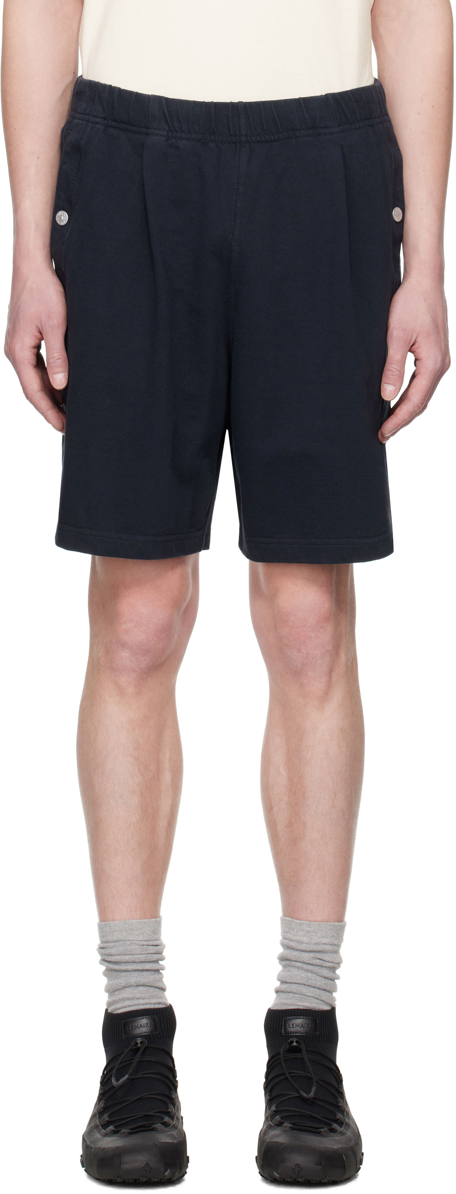 Къси панталони Stone Island Stone Island Felpa Bermuda Shorts Тъмно синьо | K1S15 6200006 S00X5, 0