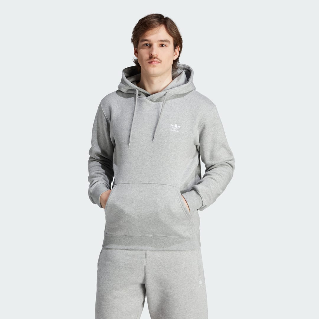 Суитчър adidas Originals Trefoil Essentials Hoodie Сиво | IM4525, 1
