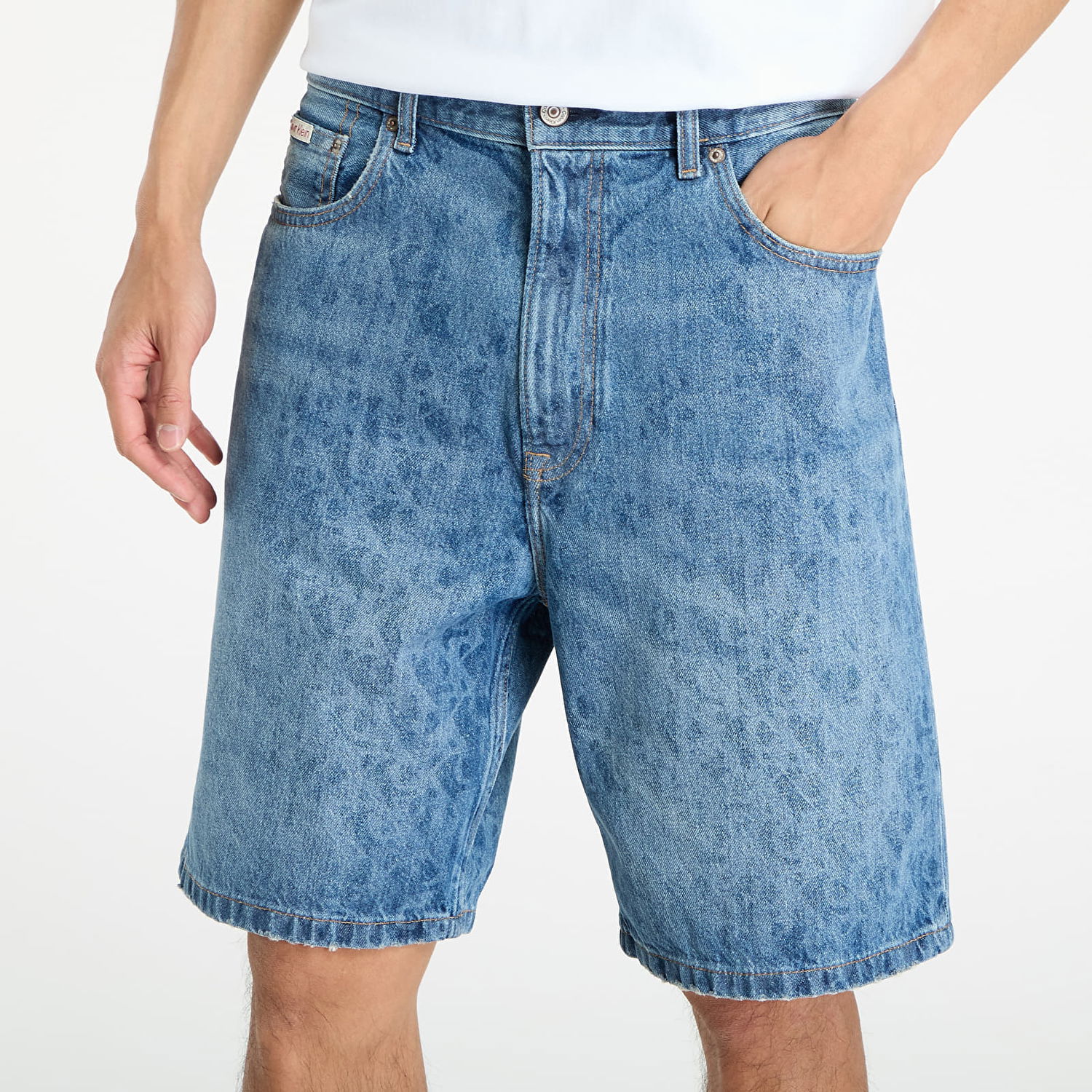 Къси панталони CALVIN KLEIN Calvin Klein Jeans 90S CK Celtic Sea Denim Shorts Синьо | LV04RC722G X6L, 1