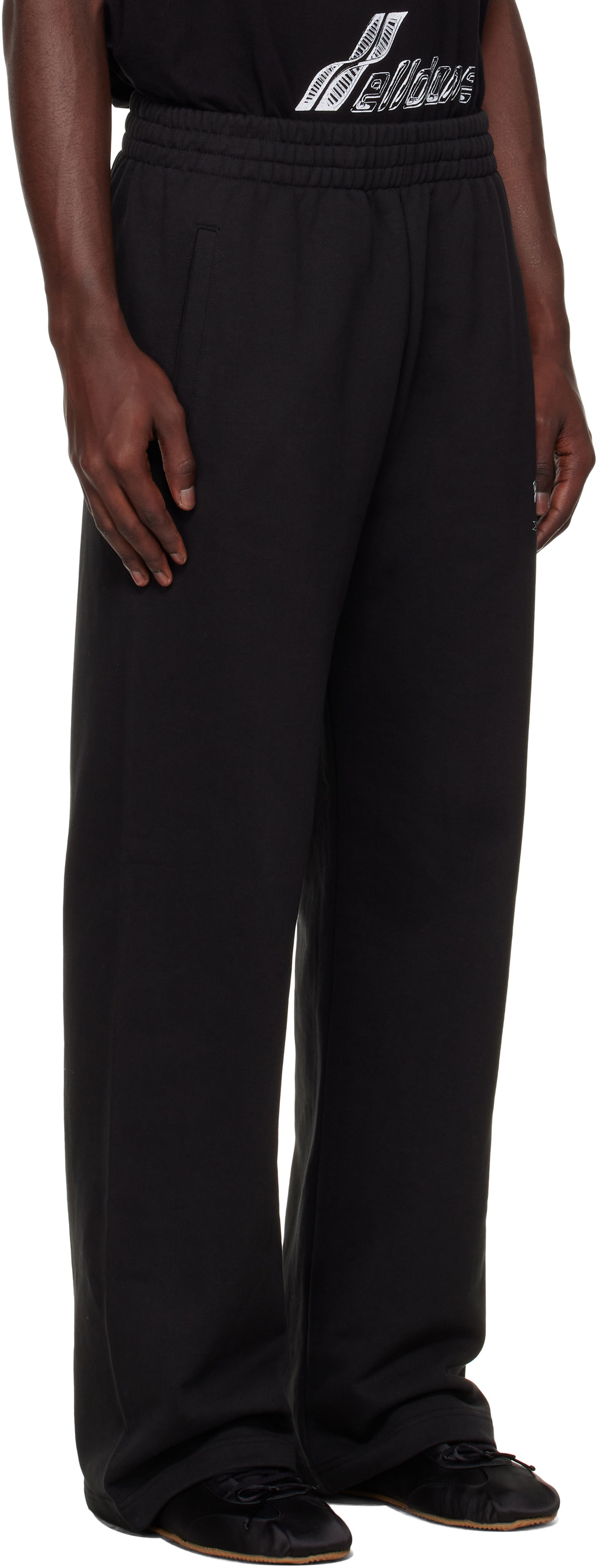 Спортни панталони We11done We11done Collegiate Sweatpants Черно | WD-TA2-25-706-U-BK, 1