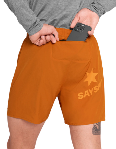 Къси панталони Saysky Saysky Pace 5" Running Shorts Оранжево
 | omrsh21c416-omrsh21c416, 1