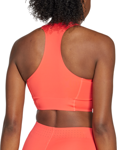 Съкратен топ adidas Originals Adizero Road to Records Crop Top Червено | jd7321, 1