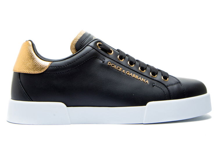 Кецове и обувки Dolce & Gabbana Portofino Light Black Gold Черно | CS1787-AN298-8E831, 0