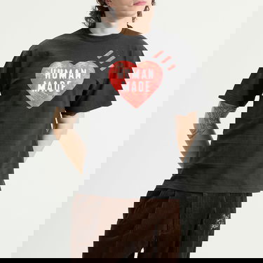 Тениска Human Made Big Heart T-Shirt Черно | HM30TE015-BLK, 2