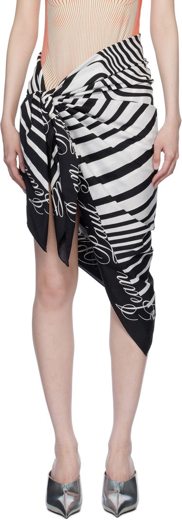 Пола Jean Paul Gaultier Jean Paul Gaultier 'The Pinstripes Body Morphing' Sarong Черно | 25/33-U-JU155-C573-0100, 0