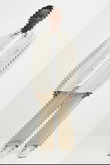 Риза Carhartt WIP Walter Linen Blend Relaxed Classic Collar Shirt Бежово | I033578.502, 4