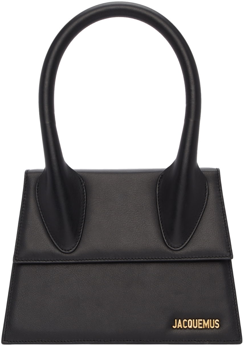 Чанта през рамо Jacquemus 'Le Grand Chiquito' Top Handle Bag Черно | 213BA003-3000, 0