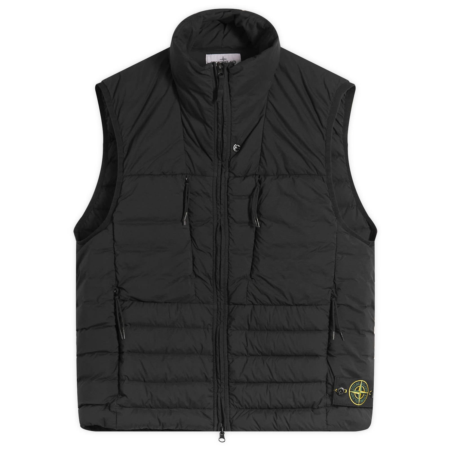 Жилетка Stone Island Seamless Tunnel Nylon Down-TC Light Vest, Size Large Черно | K2S15G100004-V0029, 1