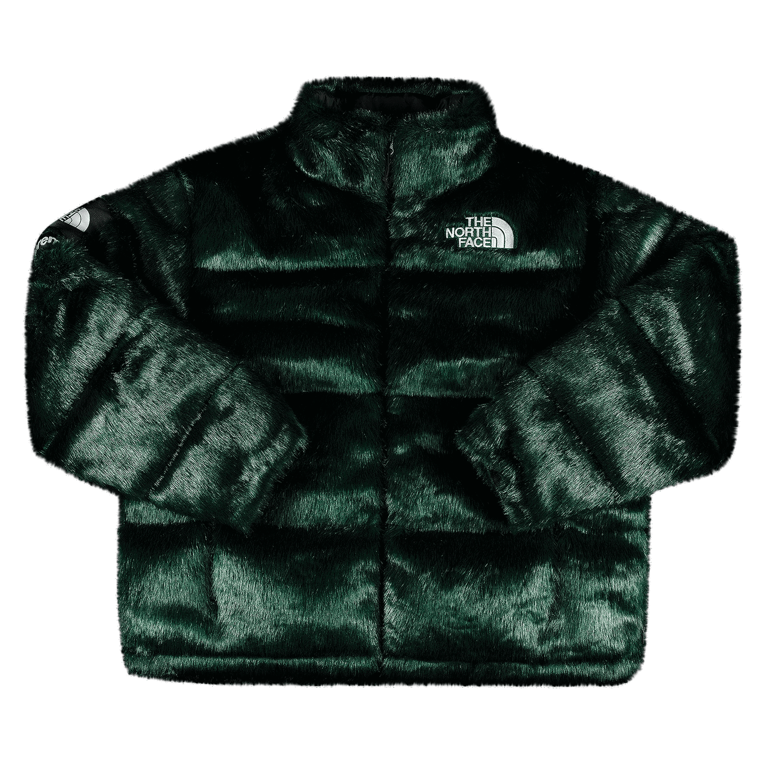 Пухо яке Supreme The North Face x Faux Fur Nuptse Jacket Зелено | FW20J4 GREEN, 0
