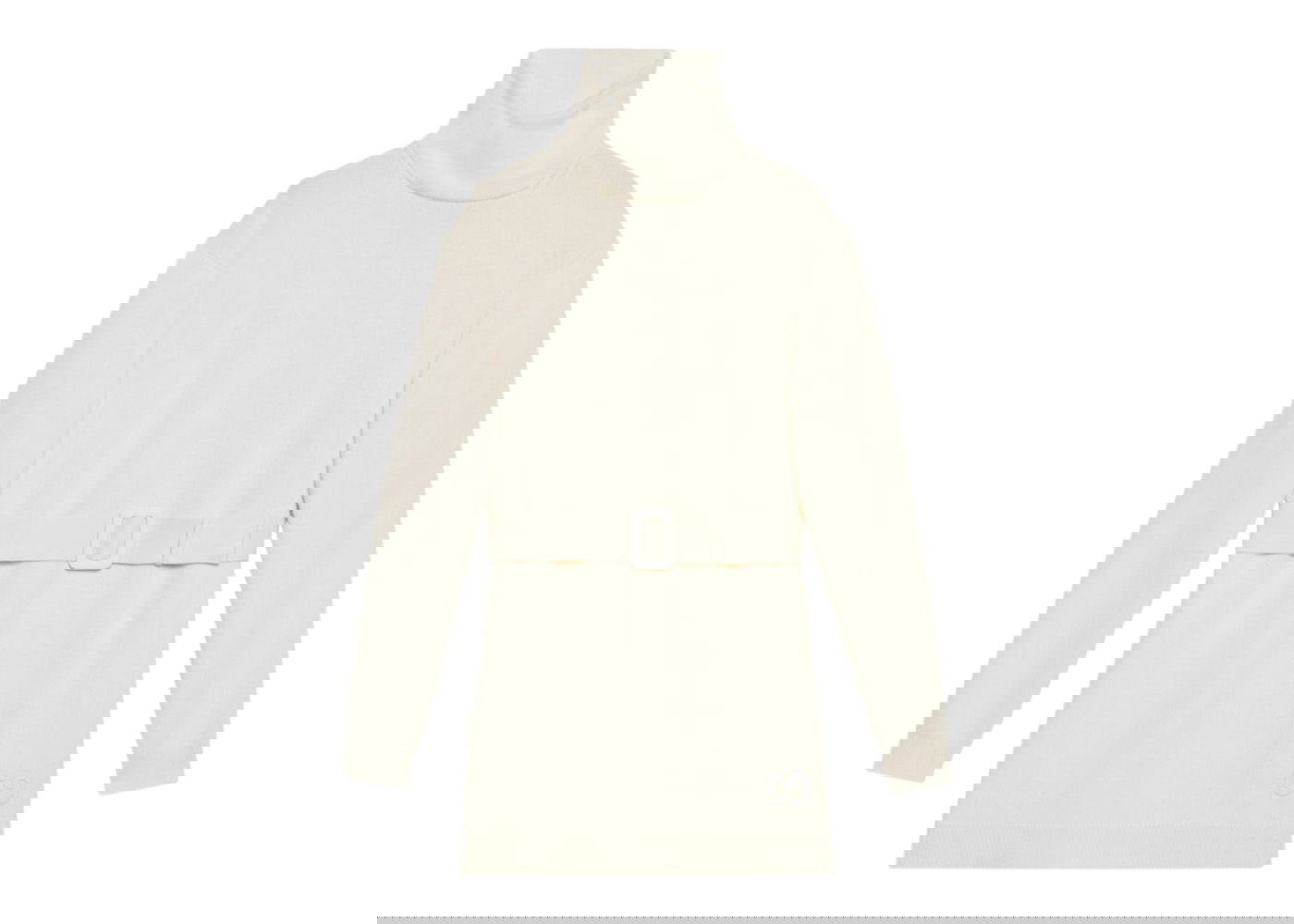 Пуловер Gucci Cashmere Wool With GG Patch Turtleneck Бежово | 727042 XKCY1 9791, 0