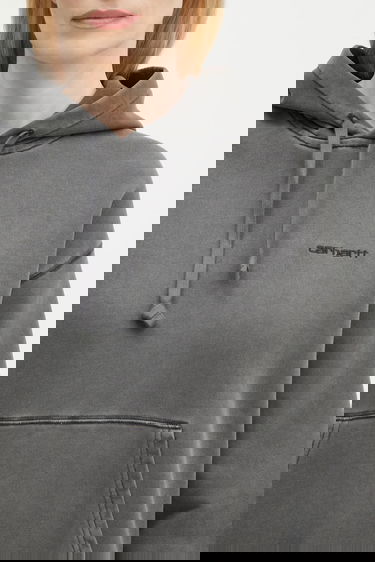Суитчър Carhartt WIP Washed Hooded Lumo Sweat with Kangaroo Pocket Сиво | I034375.89GD, 3