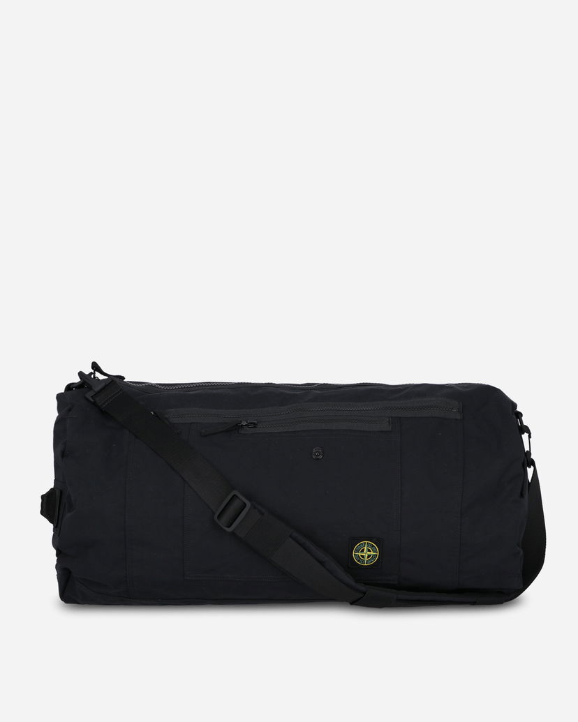 Чанта за пътуване Stone Island Aluminium Fabric Duffle Bag Черно | K2S15-9200018-S0257 V0029