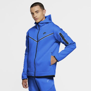 Суитчър Nike Sportswear Tech Fleece M Full-Zip Hoodie Синьо | CU4489-480, 0