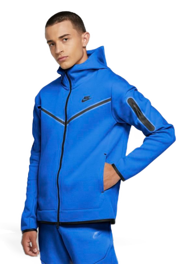 Суитчър Nike Sportswear Tech Fleece M Full-Zip Hoodie Синьо | CU4489-480