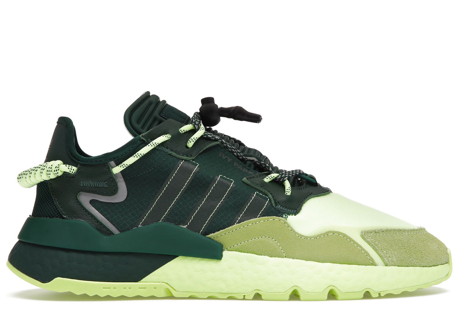 Кецове и обувки adidas Originals Nite Jogger Beyonce Ivy Park Dark Green Frozen Yellow Зелено | S29041, 0