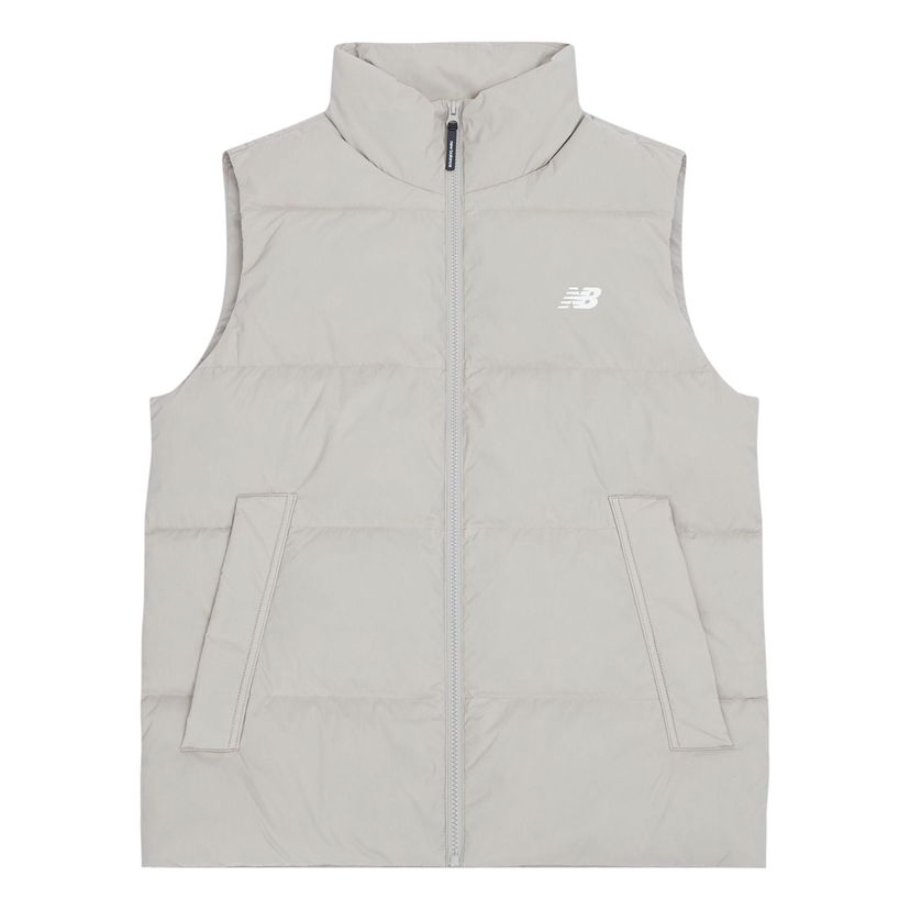 Жилетка New Balance Padded Vest Сиво | AMV34325-SEN