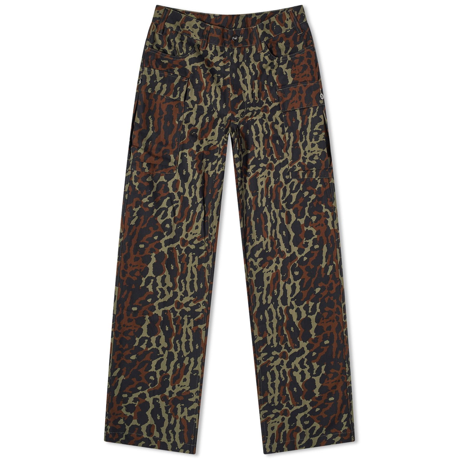 Карго панталони Nike Life All Over Print Cargo Pant Medium Зелено | FJ0325-222, 0