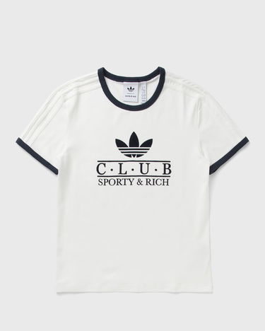 Тениска adidas Originals Sporty & Rich Club Tee Бяло | JL7199, 1