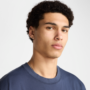 Тениска Nike Nike Gym Heritage Dri-FIT Fitness T-Shirt Синьо | HJ3126-437, 4
