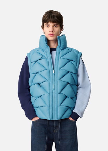 Жилетка AXEL ARIGATO Geometric Quilted Puffer Vest Синьо | A3126002, 2