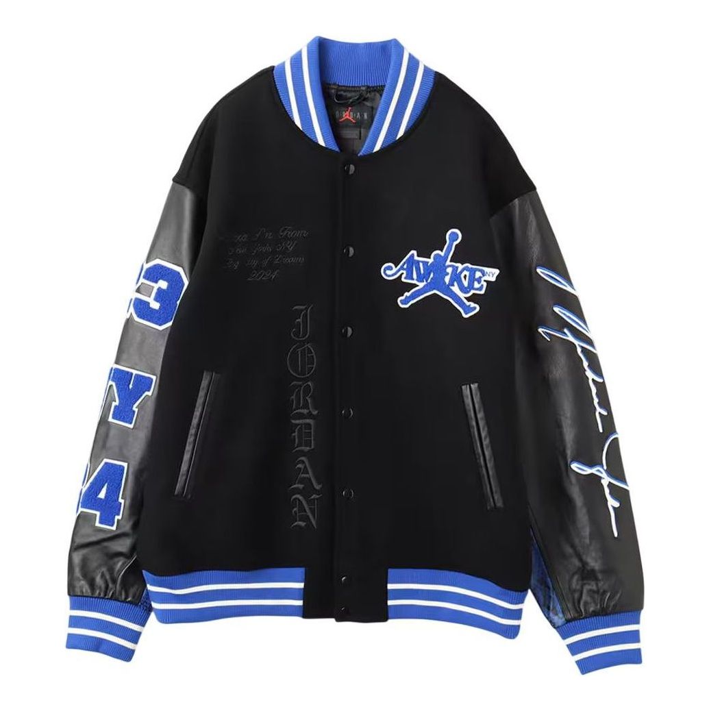 Яке бомбър Jordan Awake NY Varsity Jacket Черно | FQ5440-010, 0