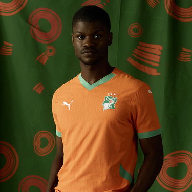 Фланелка Puma Ivory Coast Home 2025 Jersey Оранжево
 | 777187_01, 5