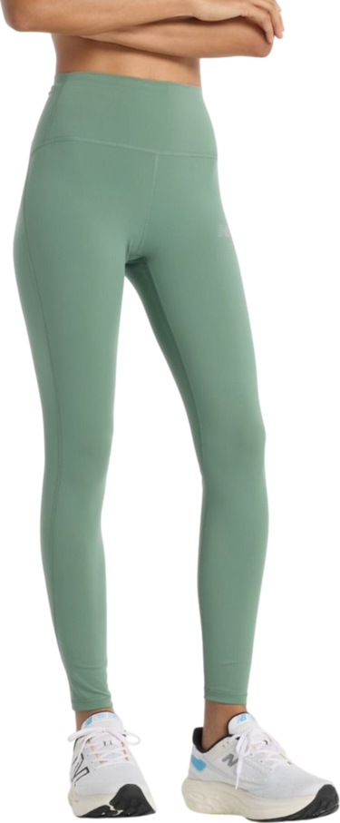 Клинове New Balance Sleek Pocket High Rise 7/8 Leggings Зелено | wp51275-dkj, 0