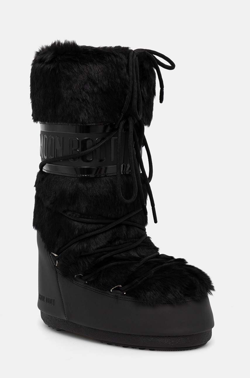 Кецове и обувки Moon Boot MB ICON FAUX FUR Boots Черно | 80D1408900.N001, 0