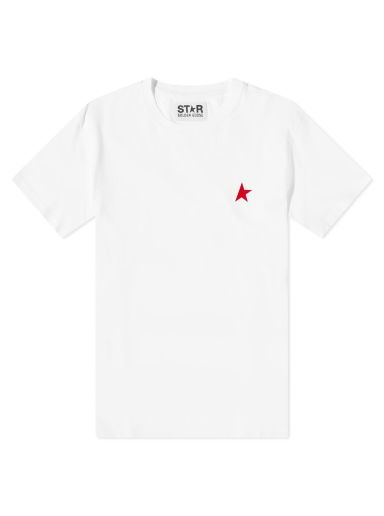 Тениска Golden Goose Small Star Chest Logo Tee Бяло | GMP01220-P000193-10350