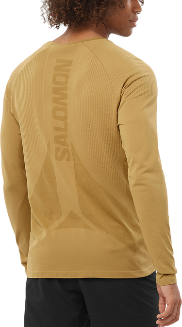 Тениска Salomon SENSE AERO SEAMLESS TEE Long Sleeve T-shirt Бежово | lc2266800, 1