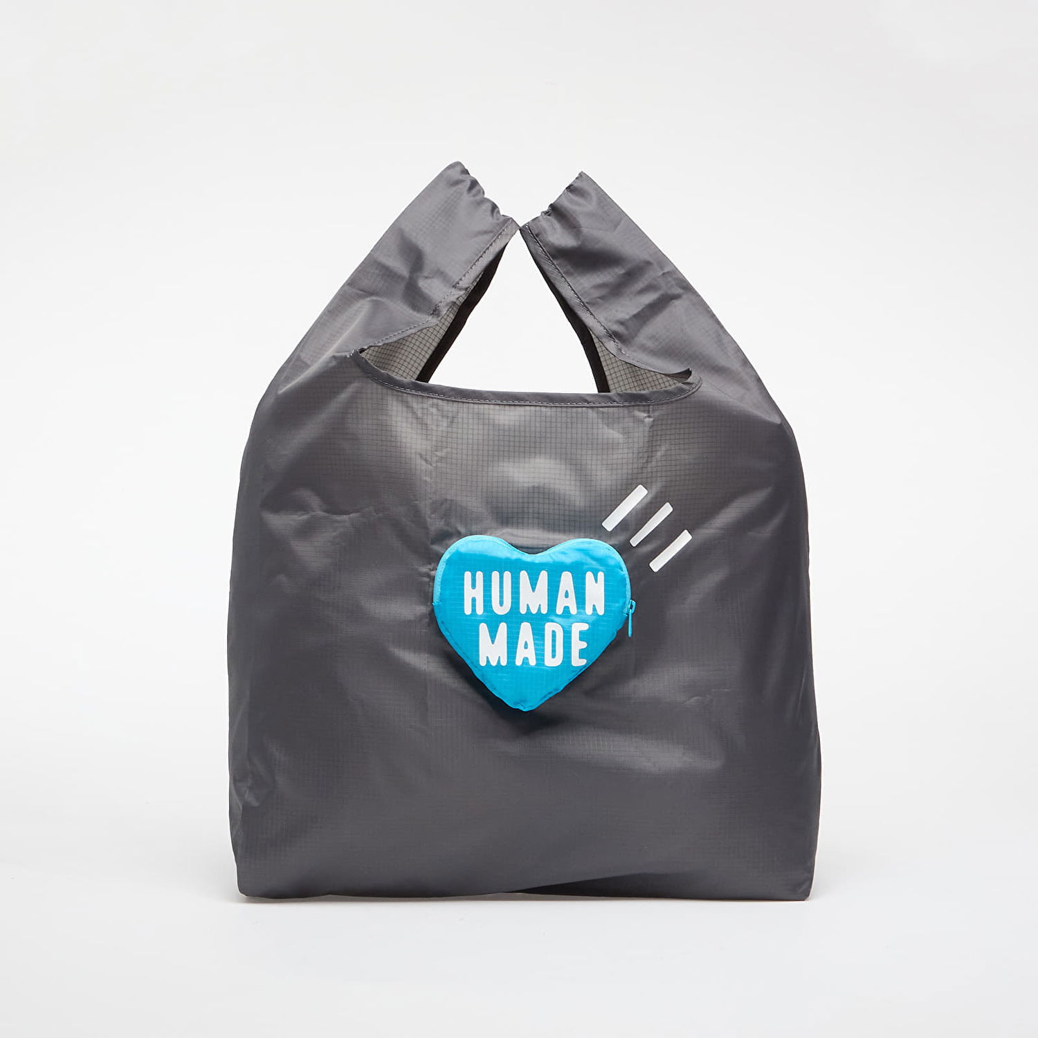 Голяма пазарска чанта Human Made HUMAN MADE Heart Shopping Bag Сиво | HM30GD025GY, 0