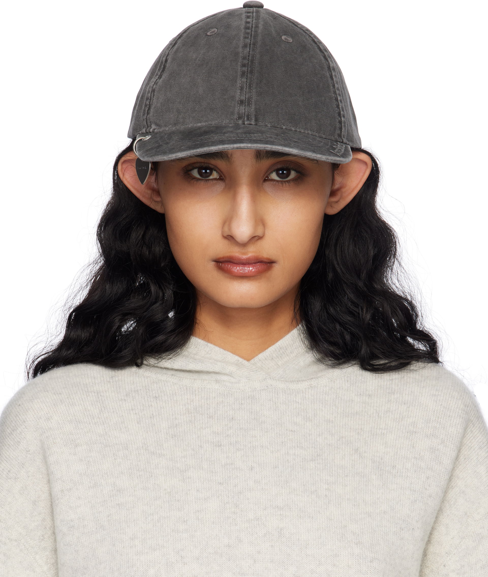 Acne Studios Twill Pendant Cap, 0