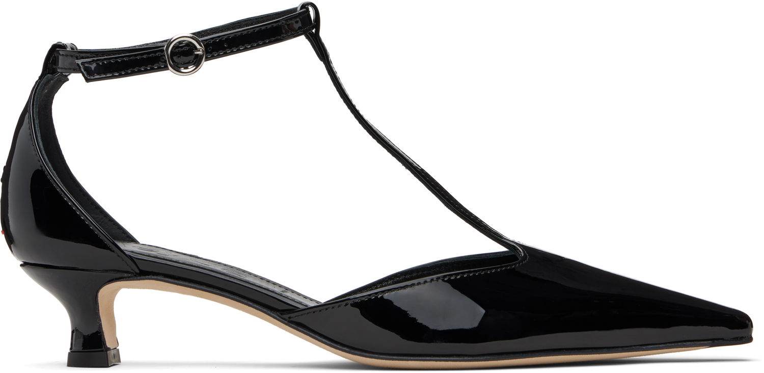Аксесоари Aeyde Aeyde Liz T-Bar Kitten Heels Черно | A11-PU0596005001-225, 0