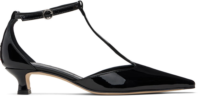 Аксесоари Aeyde Aeyde Liz T-Bar Kitten Heels Черно | A11-PU0596005001-225