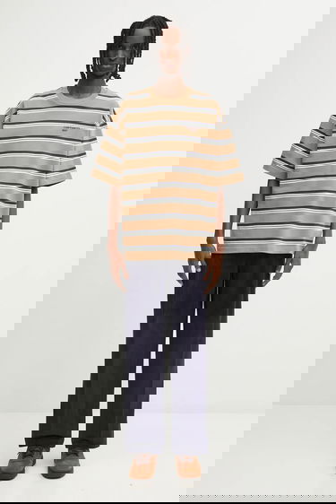 Тениска Carhartt WIP S/S Holm Striped Relaxed Fit T-Shirt Бежово | I035302.37AXX, 4