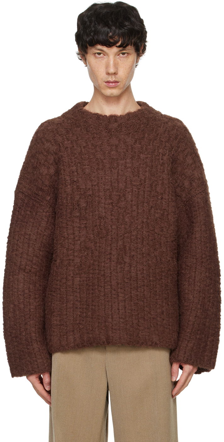 Пуловер Jil Sander Brown Mohair Sweater Кафяво | J47GP0170_J14731, 0