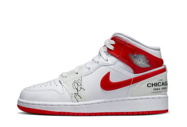 Кецове и обувки Jordan Air Jordan 1 Mid "Rookie Season" GS Червено | DR6496-116, 3