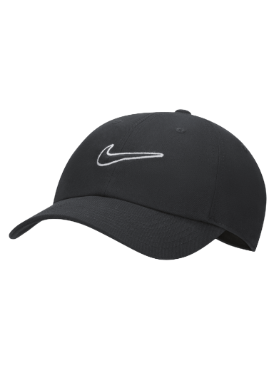 Шапка с козирка Nike Club Swoosh Черно | FB5369-010